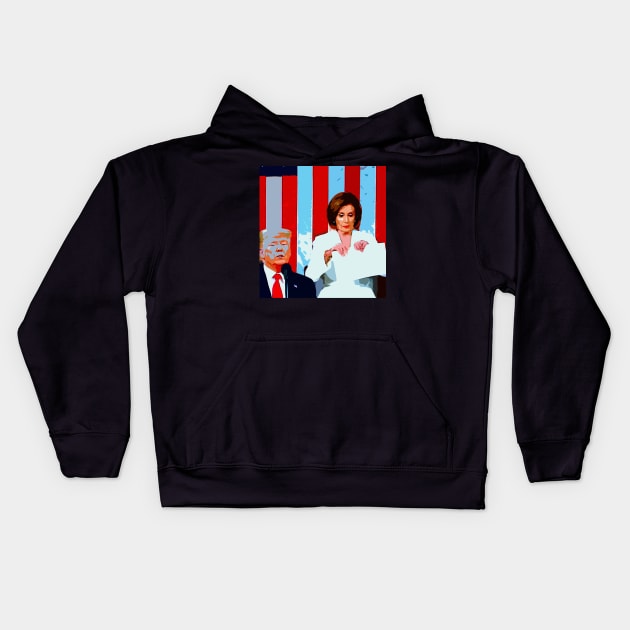 pelosi Kids Hoodie by oryan80